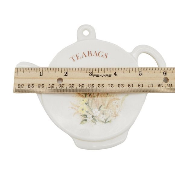 Vtg St. Michael Floral Tea Time Melamine Pot Trivet‎  Teabag Plate & 10 Coasters - Picture 3 of 7